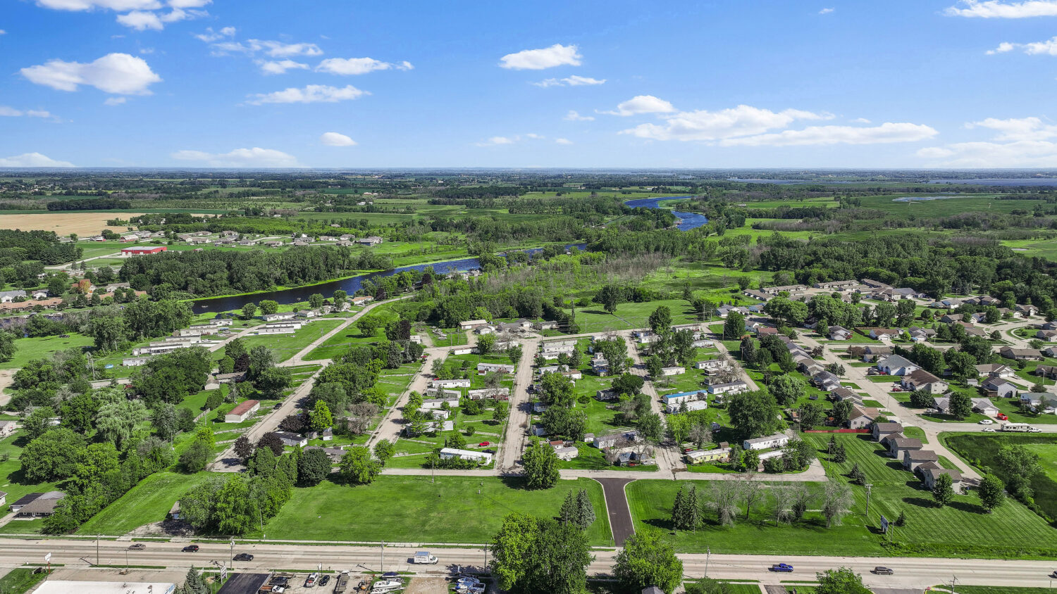 Aerial of Riverlane MHC
